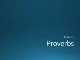 Proverbs Lesson 5 The Tongue (Part 1)
