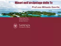 Minori nell’arcipelago delle Tv