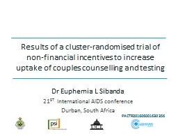 Results of a cluster-randomised trial of non-financial incentives to increase uptake of
