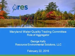 Maryland Water Quality Trading Committee
