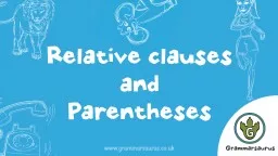 Relative clauses and