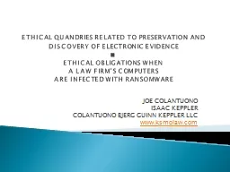 ETHICAL QUANDRIES RELATED TO PRESERVATION AND