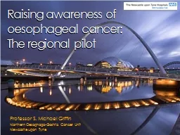 Raising awareness of oesophageal