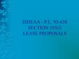 ISDEAA  - P.L . 93-638