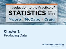 Chapter 3: Producing Data