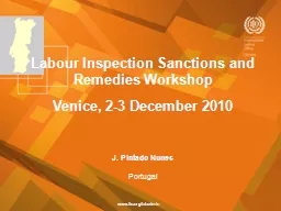 Labour Inspection Sanctions and Remedies Workshop