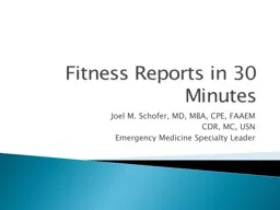 Fitness Reports  in 30