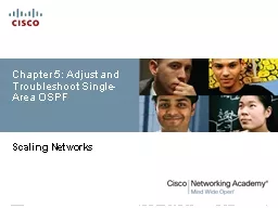Chapter 5: Adjust and Troubleshoot Single-Area OSPF