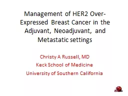 Management of HER2 Over-Expressed Breast Cancer in the Adjuvant, Neoadjuvant, and Metastatic