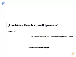 „ Evolution, Direction, and Dynamics
