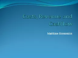 Costs, Revenue and