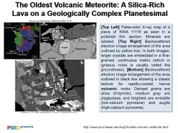 The Oldest Volcanic Meteorite: A Silica-Rich Lava on a Geologically Complex Planetesimal