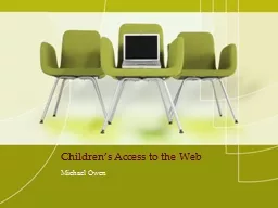 Children’s Access to the Web