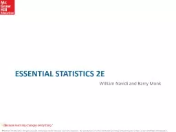 Essential Statistics 2E