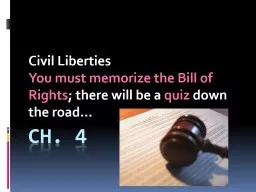 Ch. 4 Civil Liberties