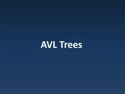 AVL Trees   Knowing More