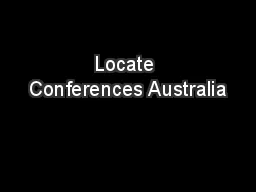 Locate Conferences Australia
