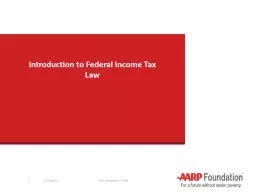   Introduction to Federal Income Tax Law