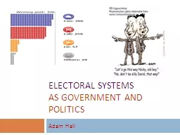 Electoral Systems AS Government and Politics