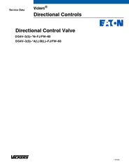 VICKERS Se vice Data is Vickers Directional Controls D