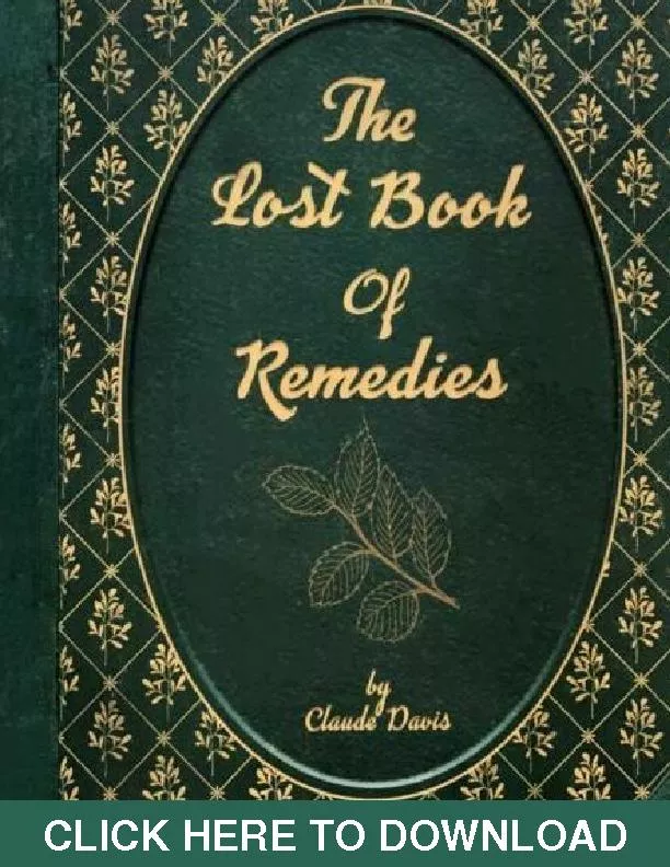The Lost Book of Herbal Remedies PDF, eBook by Claude Davis