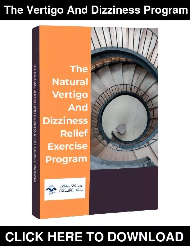 Vertigo And Dizziness Program PDF, eBook by Christian Goodman