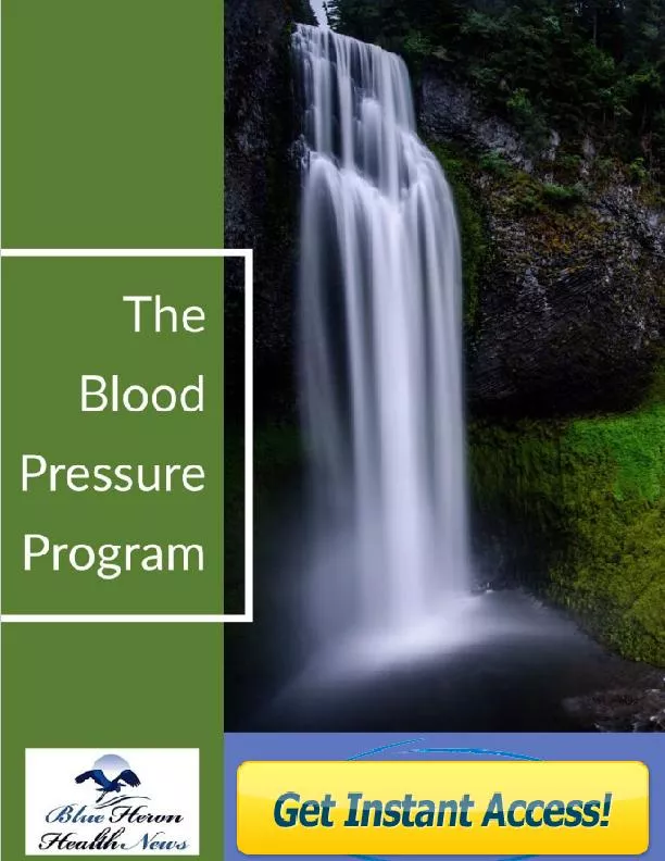 The Blood Pressure Program PDF, eBook by Blue Heron Health News