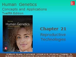  Human Genetics Concepts and Applications