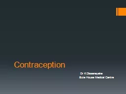  Contraception                                    