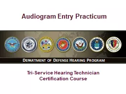  Department of Defense Hearing Program