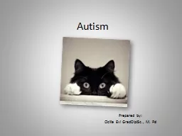  Autism  Prepared by: Cicilia