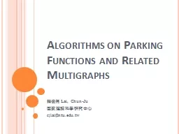  Algorithms on Parking Functions and Related 