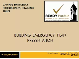  Campus Emergency Preparedness & Planning Office