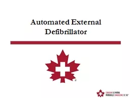  Automated  External Defibrillator