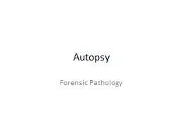  Autopsy Forensic Pathology