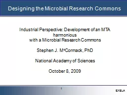  Designing the Microbial Research Commons