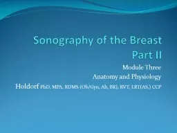  Sonography of the Breast Part II