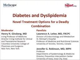  Diabetes and Dyslipidemia