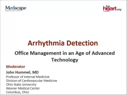  Arrhythmia Detection Stroke and Cardiac Arrhythmias