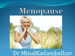  Menopause Dr  MinalKadamJadhav