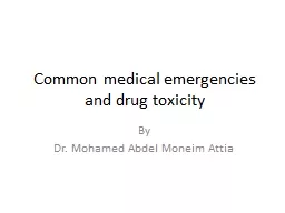  Common medical emergencies