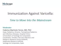  Immunization Against Varicella:
