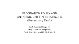  VACCINATION POLICY  AND 