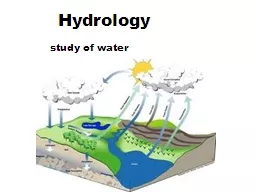 Hydrology study of water 