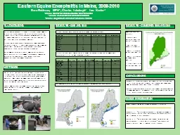  Eastern Equine Encephalitis in Maine, 2009-2010
