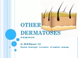  o ther  dermatoses R:Rosenstock