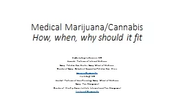  Medical Marijuana/Cannabis
