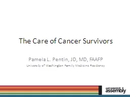  The Care of Cancer Survivors