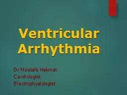  Ventricular Arrhythmia Dr