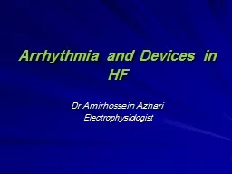  Arrhythmia and Devices in HF